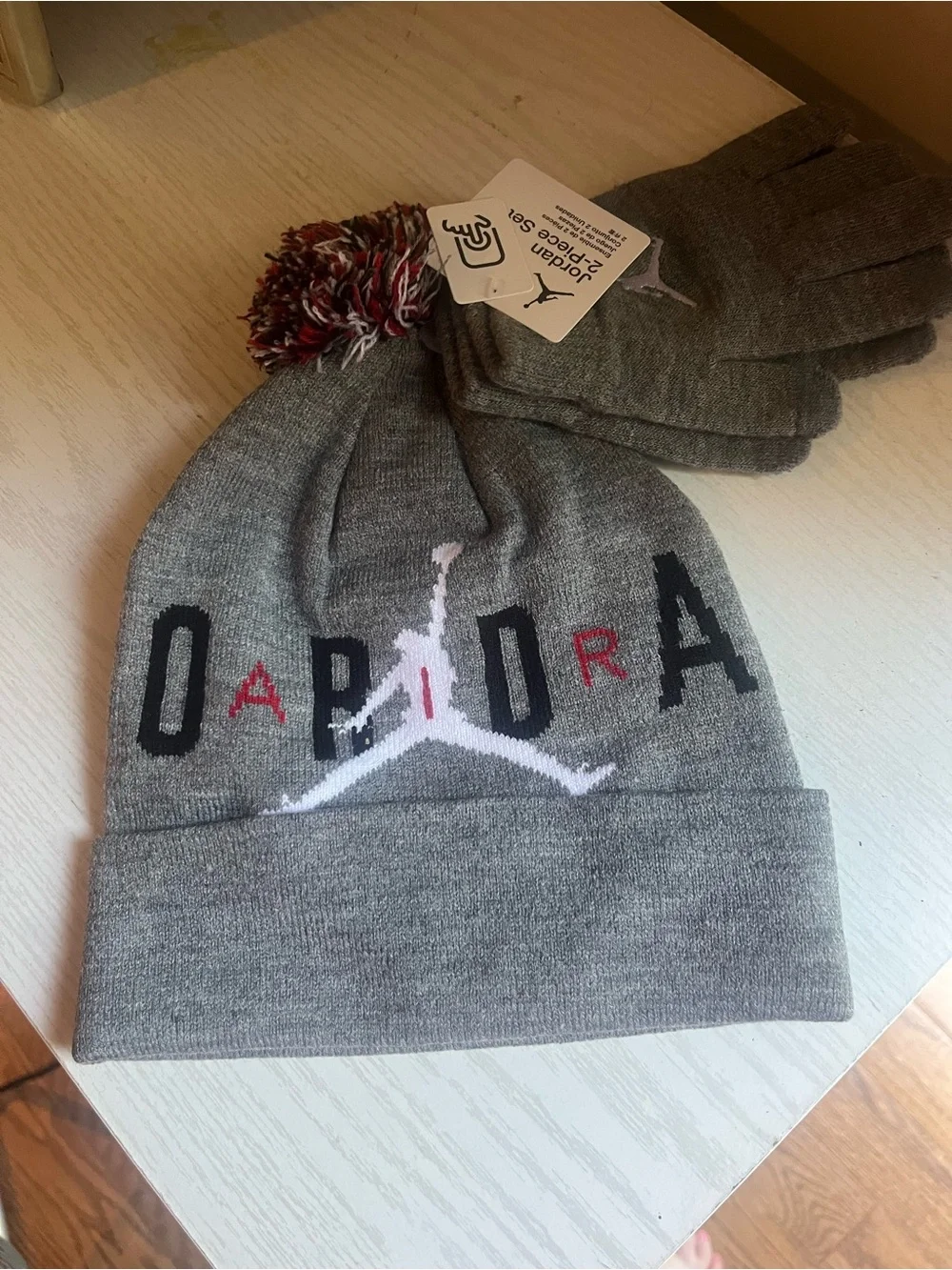 Jordan Knit Hat and Matching Gloves